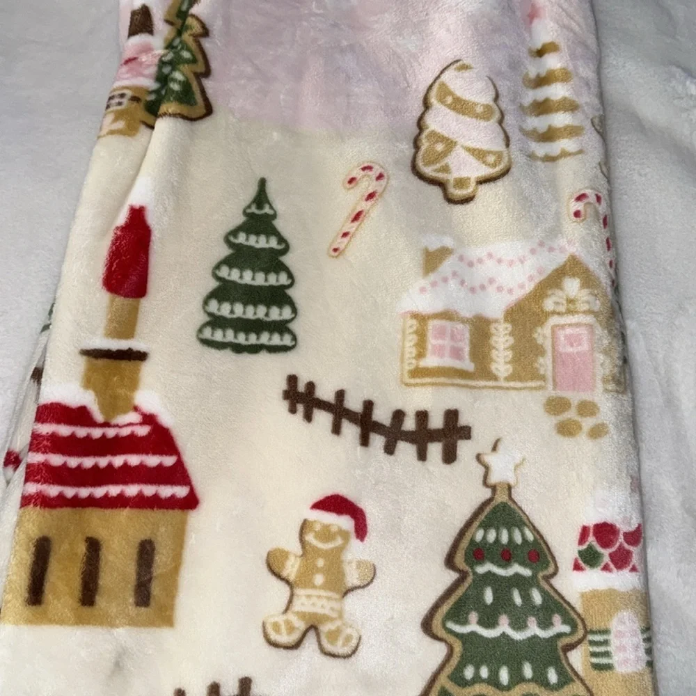 Envogue Plush Oversized Faux Fur Throw Gingerbread Blanket